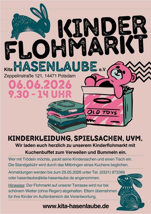 Flohmarkt Kita Hasenlaube 2026